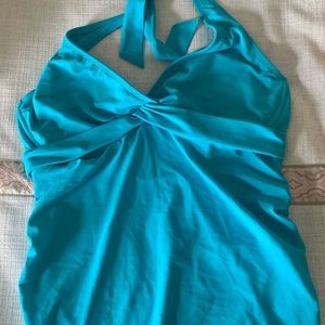 Athleta Aqua Blue Tankini (top only)